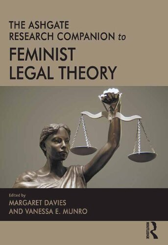 The Ashgate Research Companion To Feminist Legal Theory Margaret Davies Vanessa E Munro