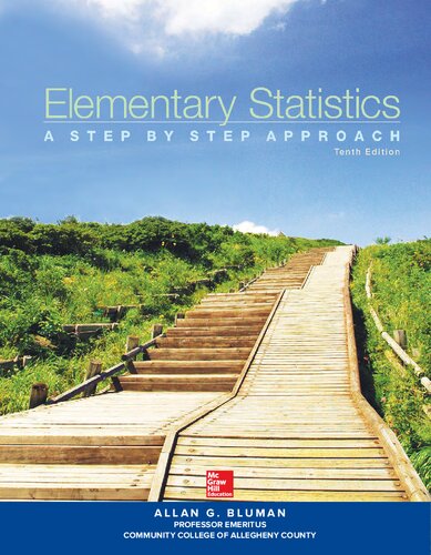 Elementary Statistics 10th Edition Bluman Allan G