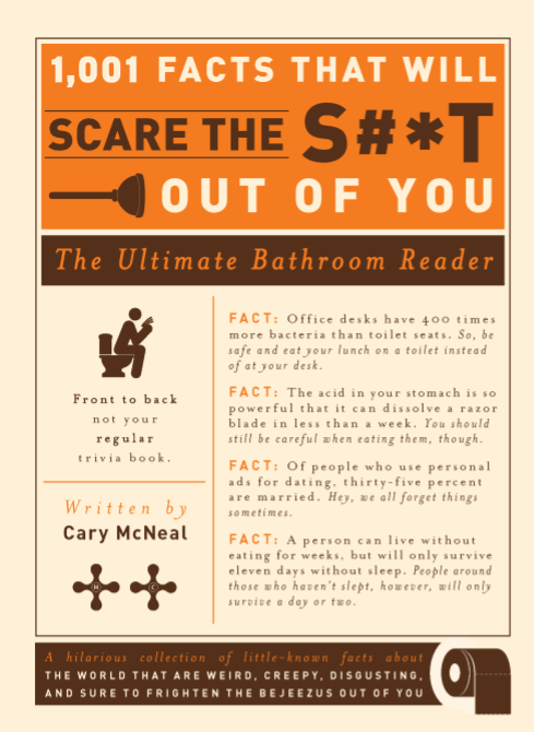 1001 Facts That Will Scare The St Out Of You The Ultimate Bathroom Reader Illustrated Mcneal