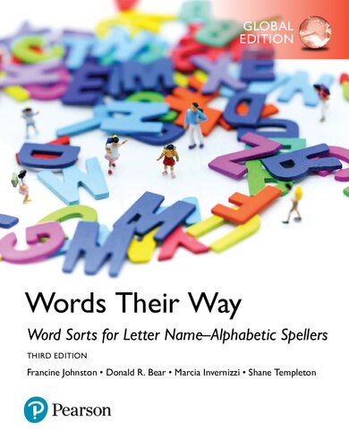 Word Sorts For Letter Namealphabetic Spellers 3 Francine Johnston