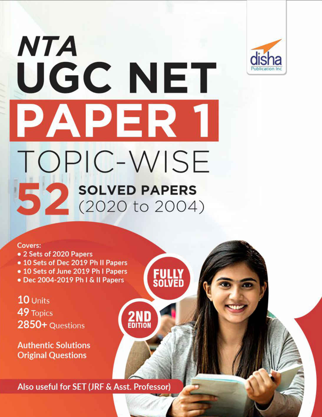 Nta Ugc Net Paper 1 Topicwise 52 Solved Papers 2020 To 2004 2nd Edition Disha Experts