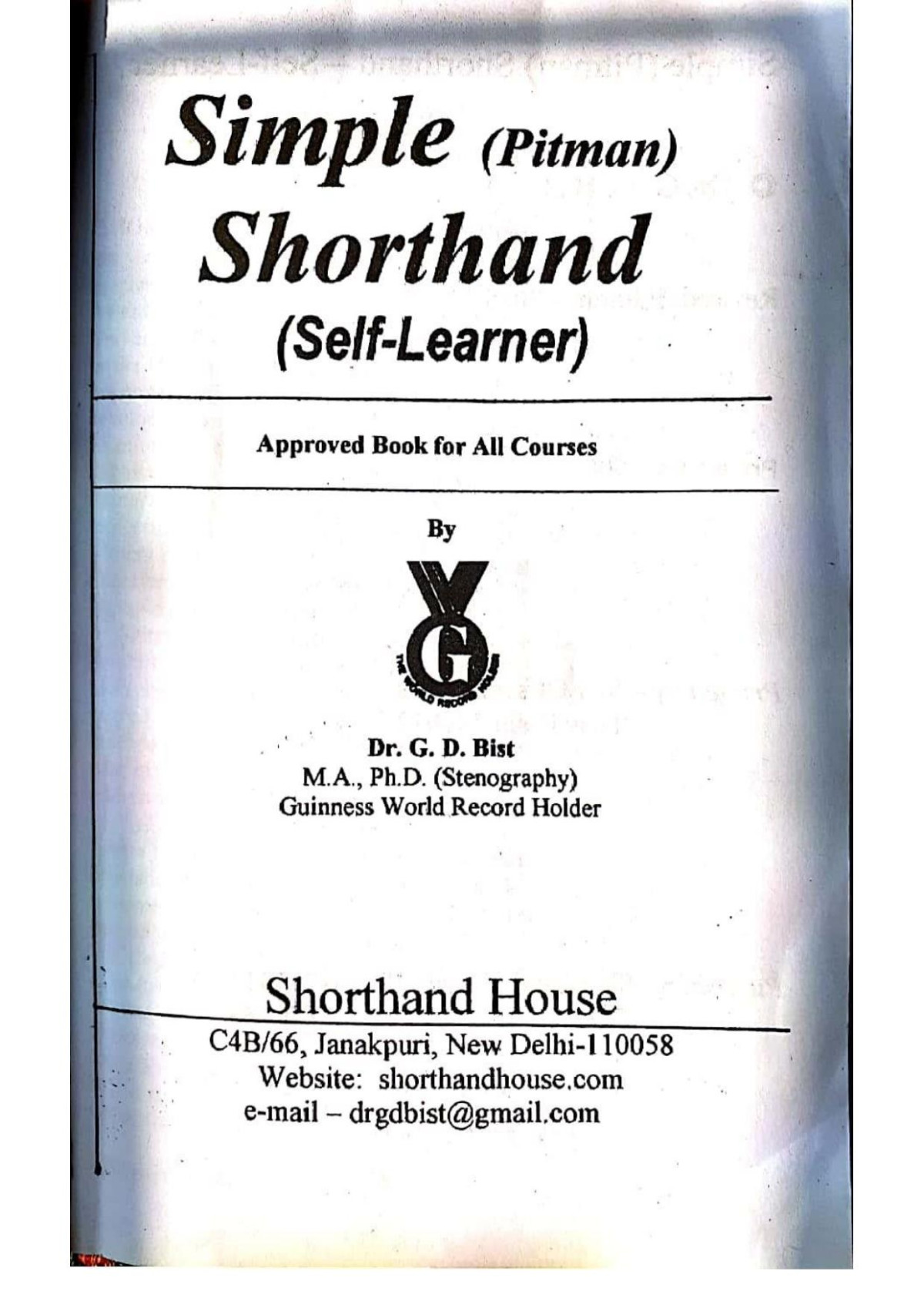 Simple Shorthand Dr Gd Bist Camscanner