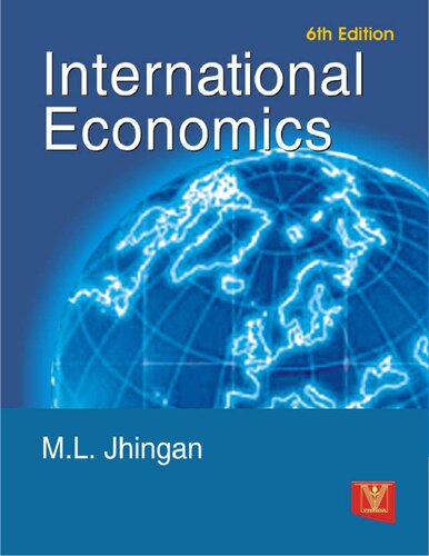 International Economics 6th Edition M L Jhingan