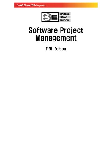Software Project Management 5ed 5th Edition Cotterell Mall Hughes
