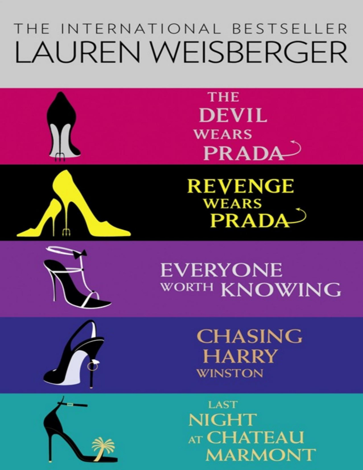 Lauren Weisberger 5book Collection The Devil Wears Prada Revenge Wears Prada Everyone Worth Know Weisberger