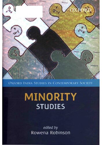 Minority Studies Oip Oxford India Studies In Contemporary Society 2nd Edition Rowena Robinson Editor