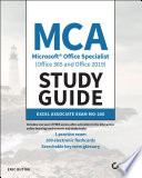 Mca Microsoft Office Specialist Office 365 And Office 2019 Study Guide Excel Associate Exam Mo200 1st Edition Butow