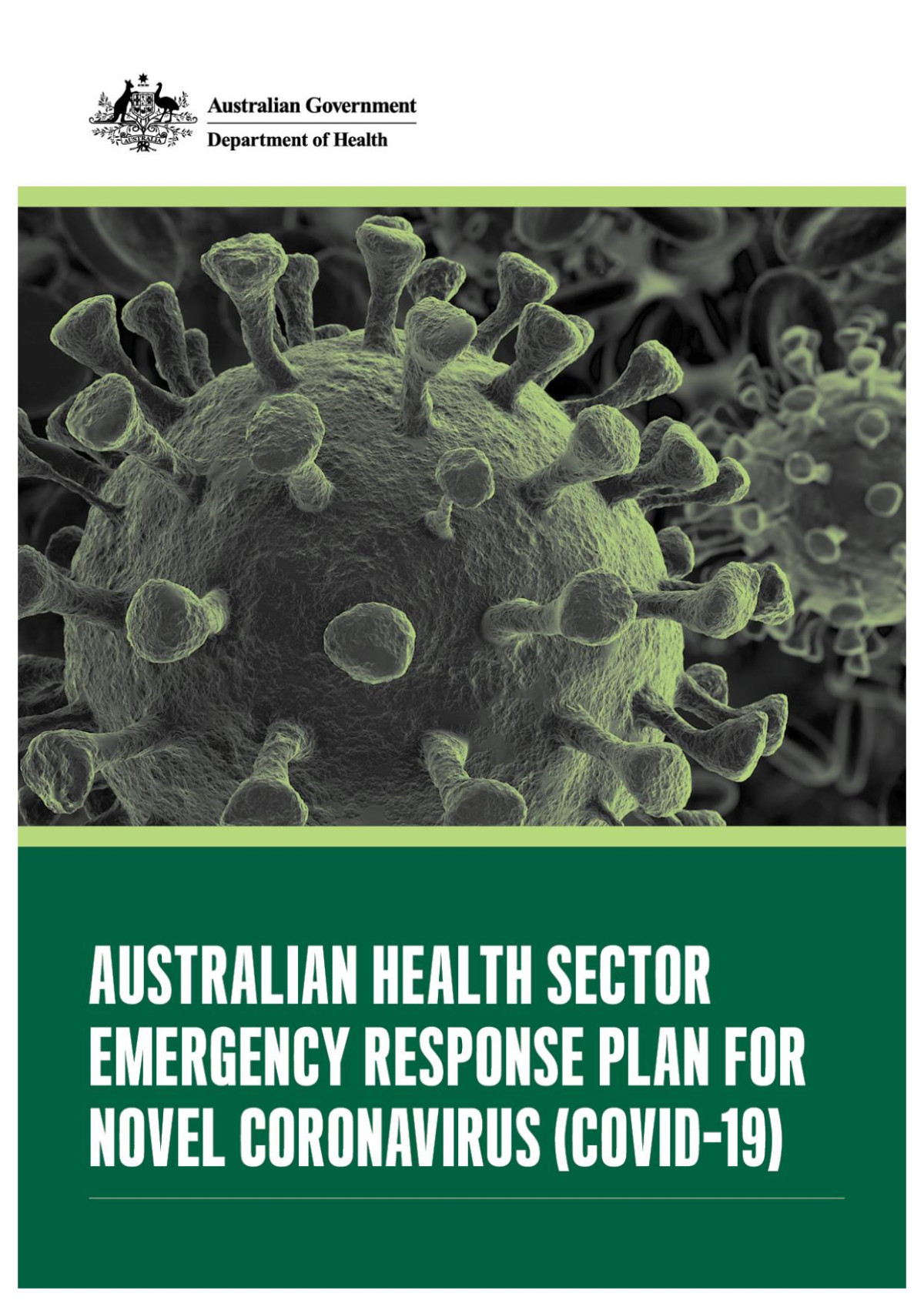 Australian Health Sector Emergency Response Plan For Novel Coronavirus 2019 Department Of Health