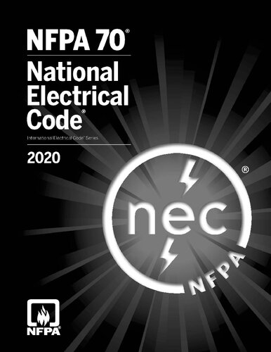 Nfpa 70 National Electrical Code 2020th Edition National Fire Protection Association