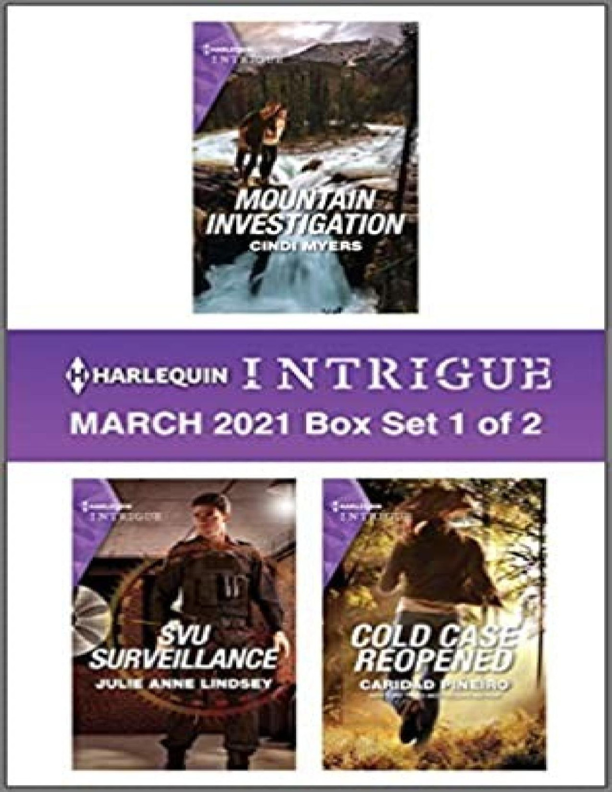 Harlequin Intrigue March 2021 Box Set 1 Of 2 Cindi Myers Julie Anne Lindsey Caridad Pieiro Myers