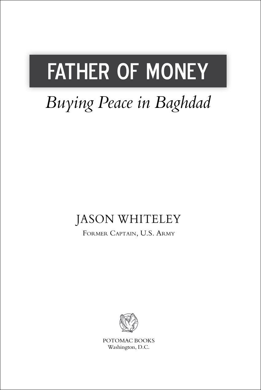 Father Of Money Buying Peace In Baghdad Jason Whiteley Former Captain