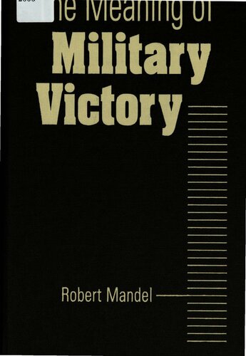 Meaning Of Military Victory 1 Robert Mandel