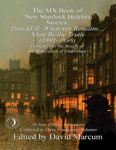 The Mx Book Of New Sherlock Holmes Stories Part Xvii David Marcum
