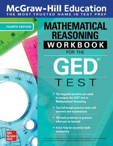 Mathematical Reasoning Workbook For The Ged Test 4th Edition Mcgrawhill Education