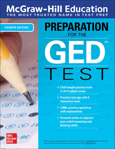 Mcgrawhill Education Preparation For The Ged Test 4th Edition Mcgraw Hill Editors