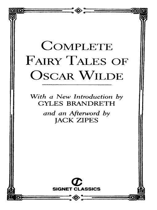 Complete Fairy Tales Of Oscar Wilde Signet Classics Oscar Wilde Chenjin5com