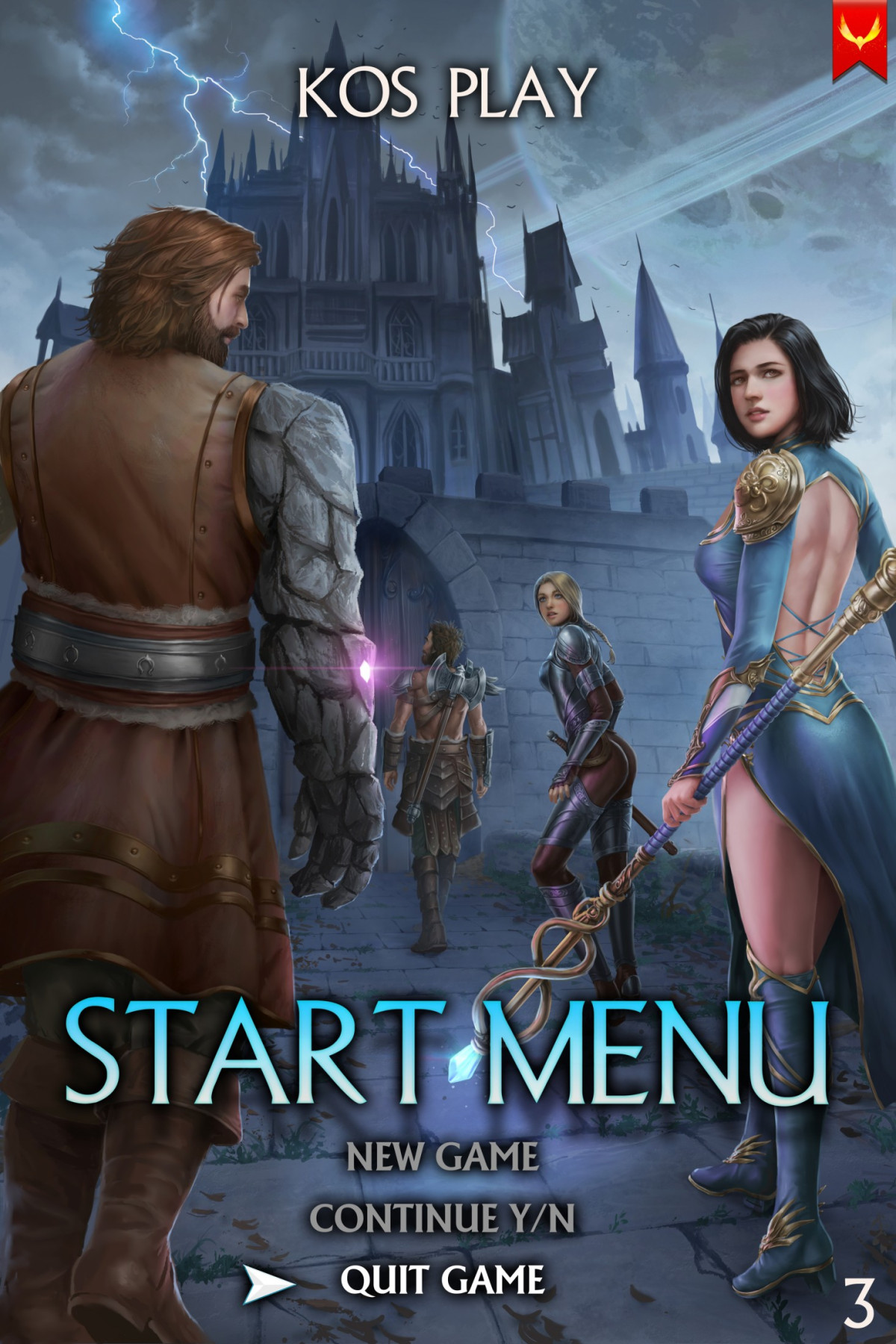 Start Menu 3 Quit Game A Litrpg Adventure Kos Play
