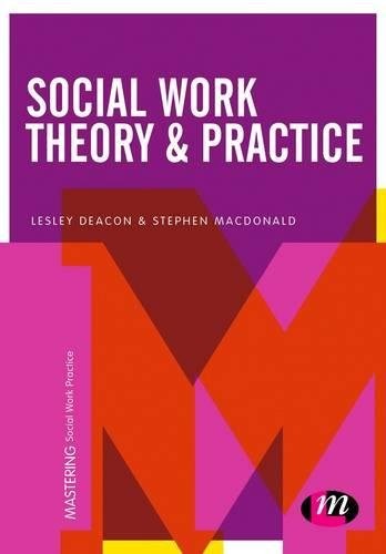 Social Work Theory Practicedeacon Lesleysage Learning Matters 2017th Edition Deacon