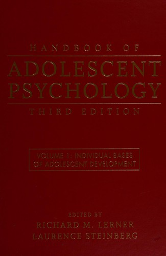 Handbook Of Adolescent Psychology Volume 2contextual Influences On Adolescent Development Third Edition 2009th Edition Rochard Mlerner And Laurence Steinberg