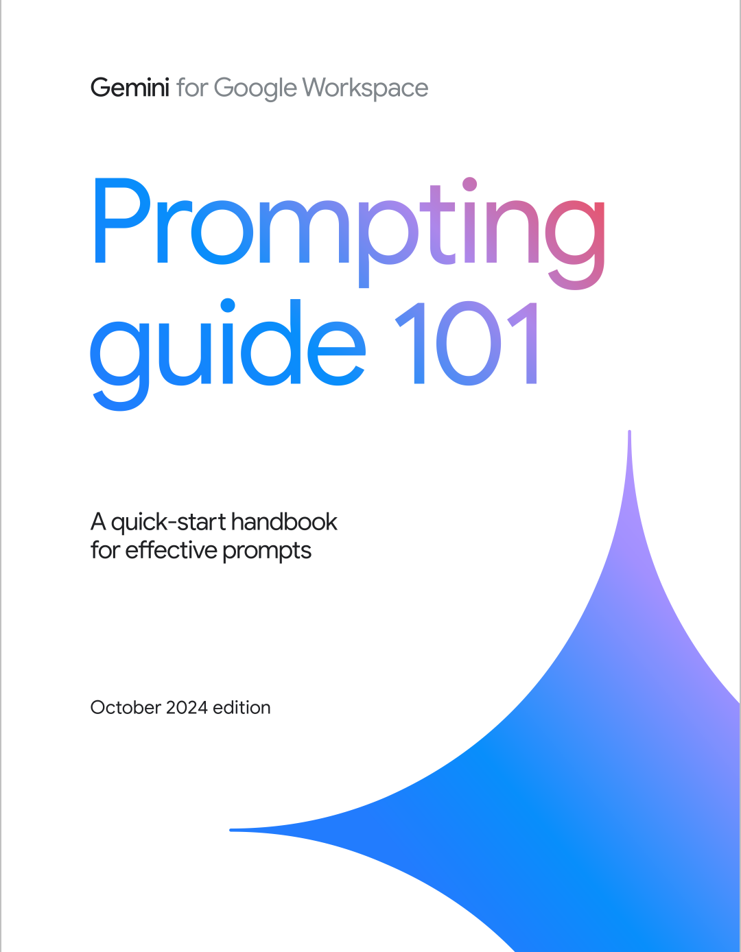 Gemini For Google Workplace Prompting Guide 101 Google Team