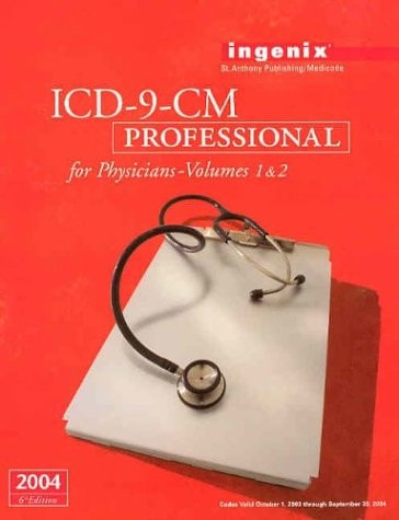 Icd9cm Professional For Physicians Volume 1 And 2 Sixth Edition 2003th Edition Anita Chart Catherine Ahopkins