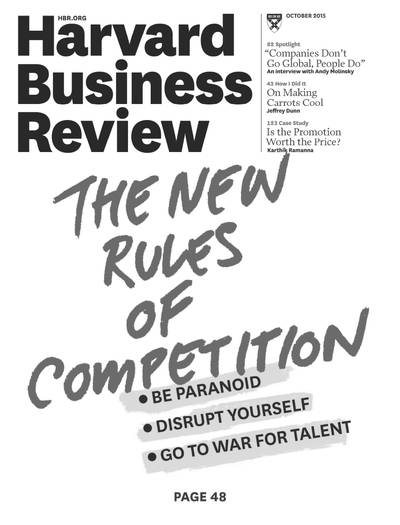 Harvard Business Review Harvard Business School Publishing