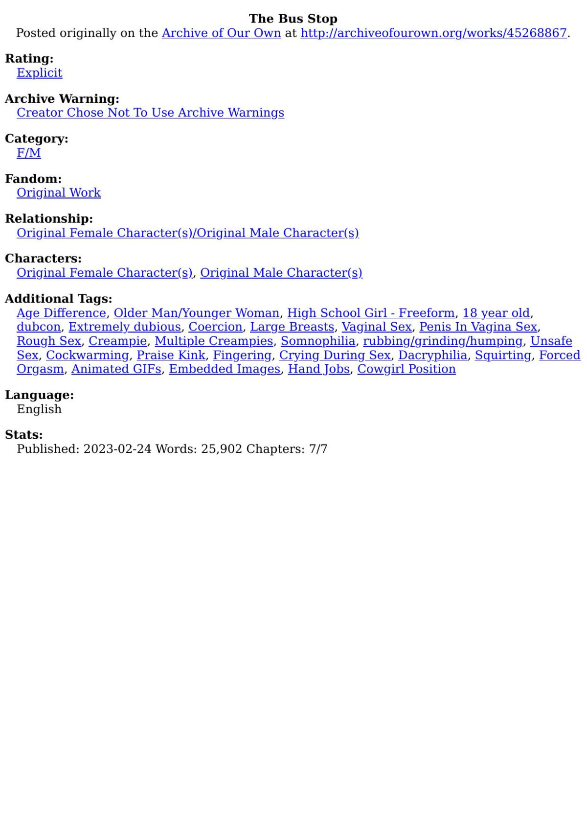 The Bus Stop Sinful0nly