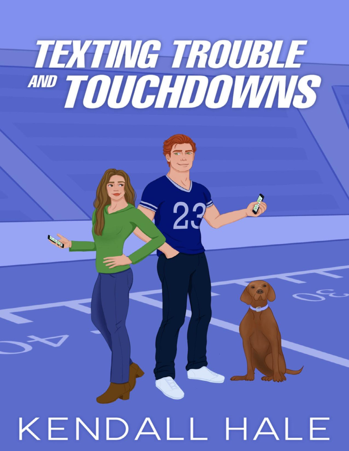 Texting Trouble Touchdowns The Crawford Family Playbook Book 4 Kendall Hale