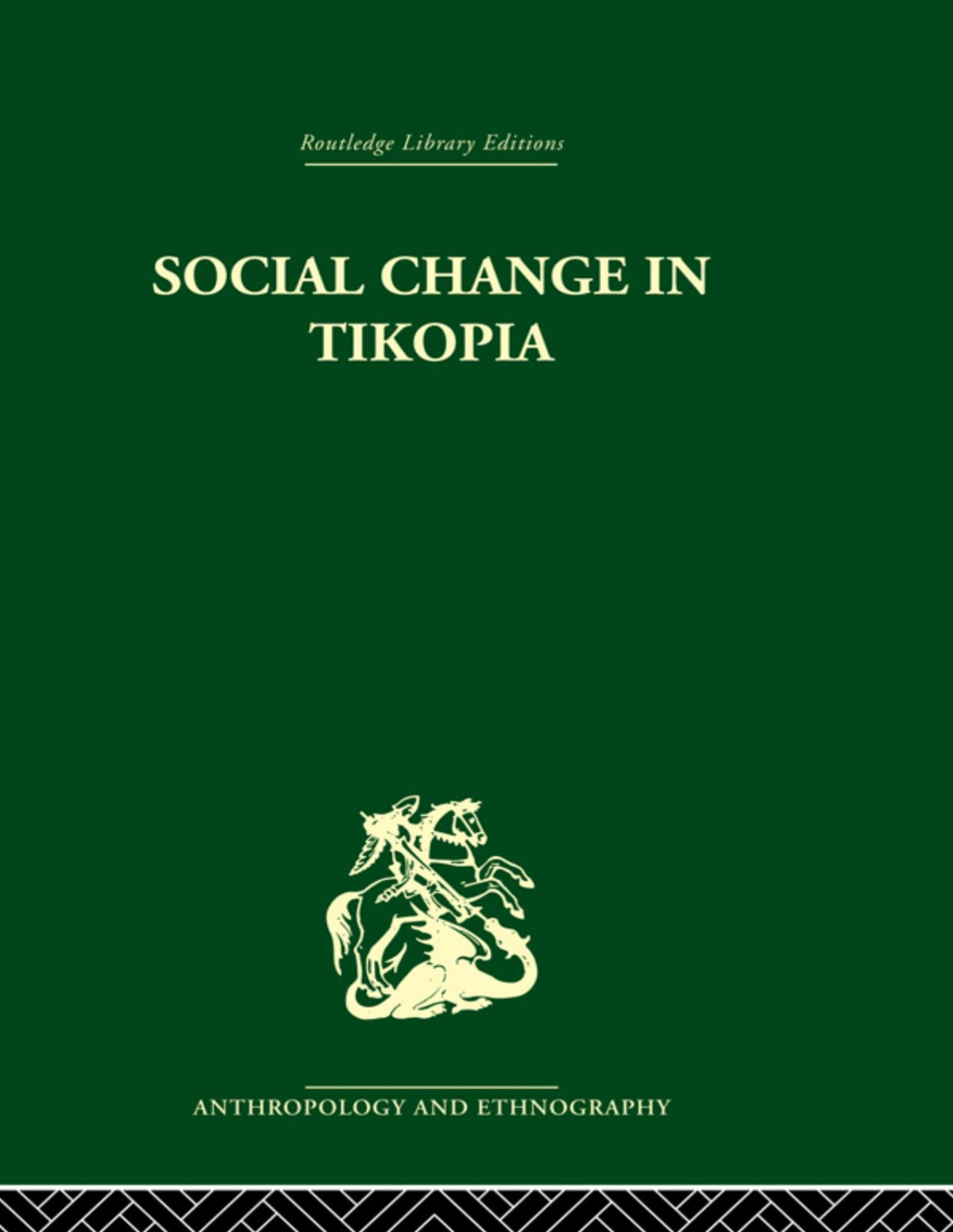 Social Change In Tikopia Raymond Firth