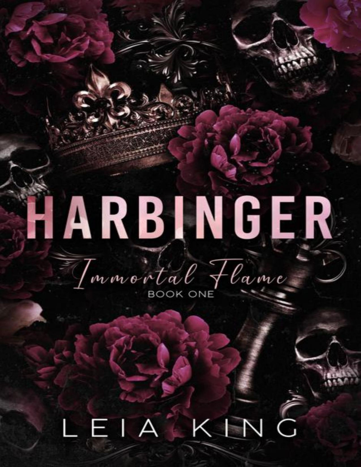 Harbinger A Dark Paranormal Academy Reverse Harem Romance Immortal Flame Book 1 Leia King