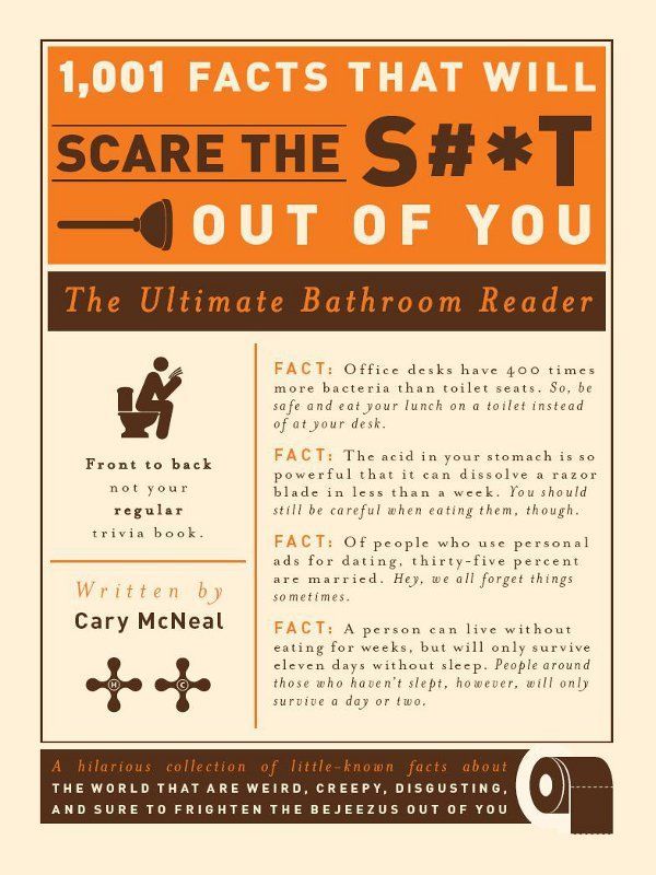 1001 Facts That Will Scare The St Out Of You The Ultimate Bathroom Reader Cary Mcneal