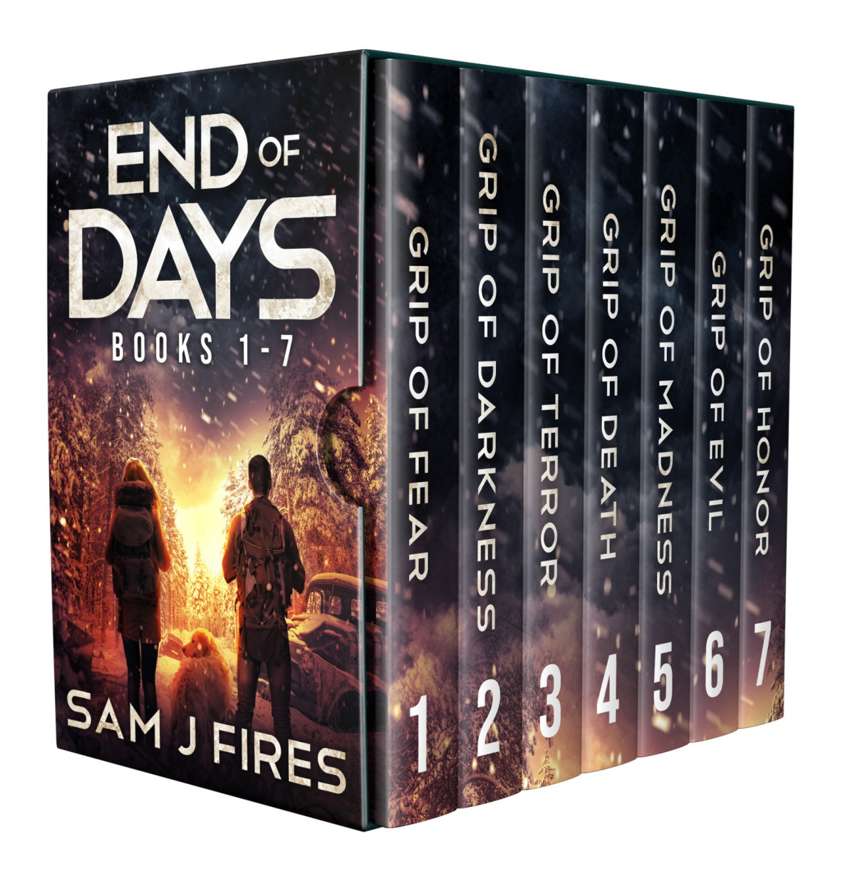 End Of Days Box Set Books 1 7 A Postapocalyptic Emp Survival Thriller Fires