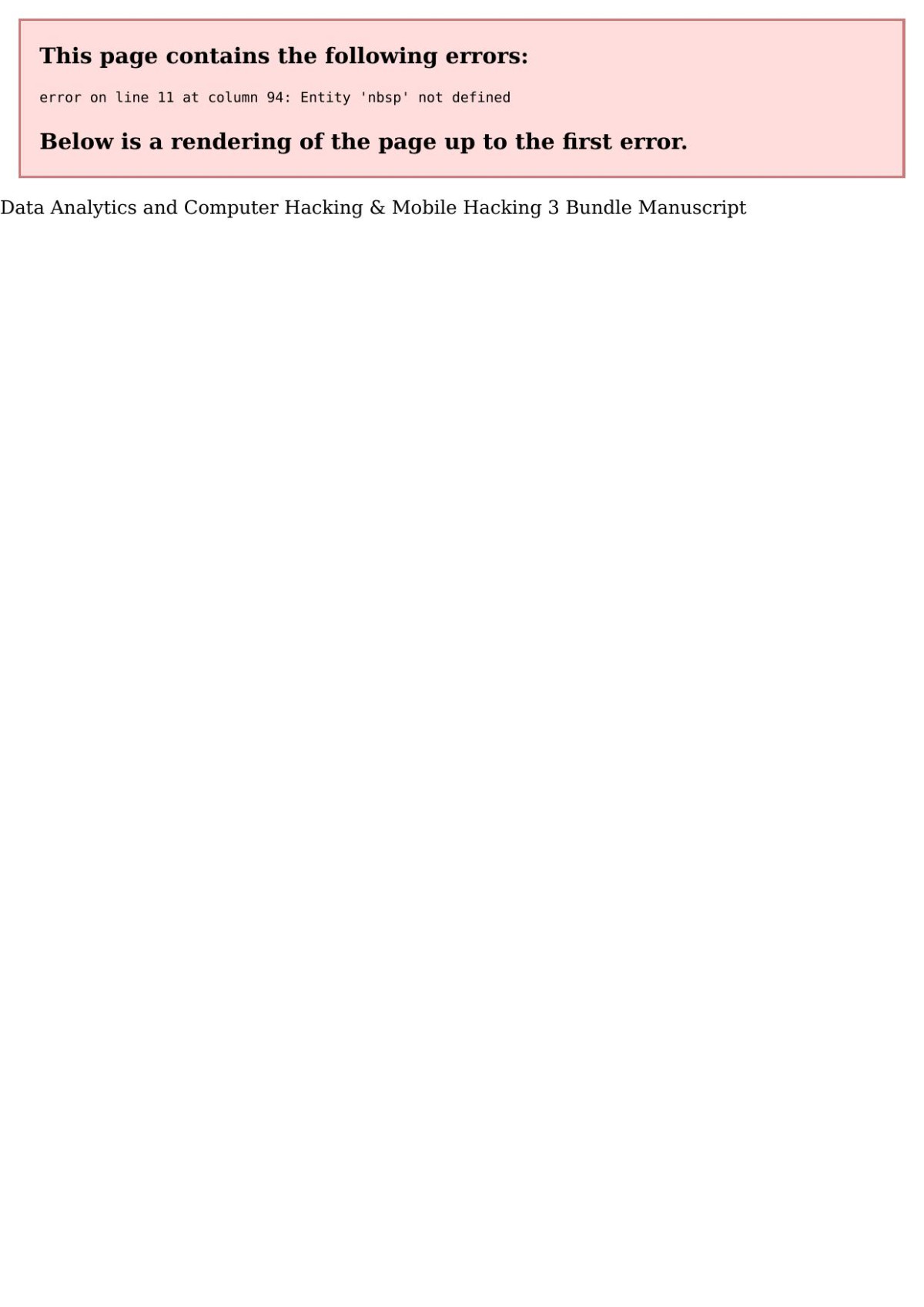 Data Analytics And Computer Hacking Mobile Hacking 3 Bundle Manuscript Cody