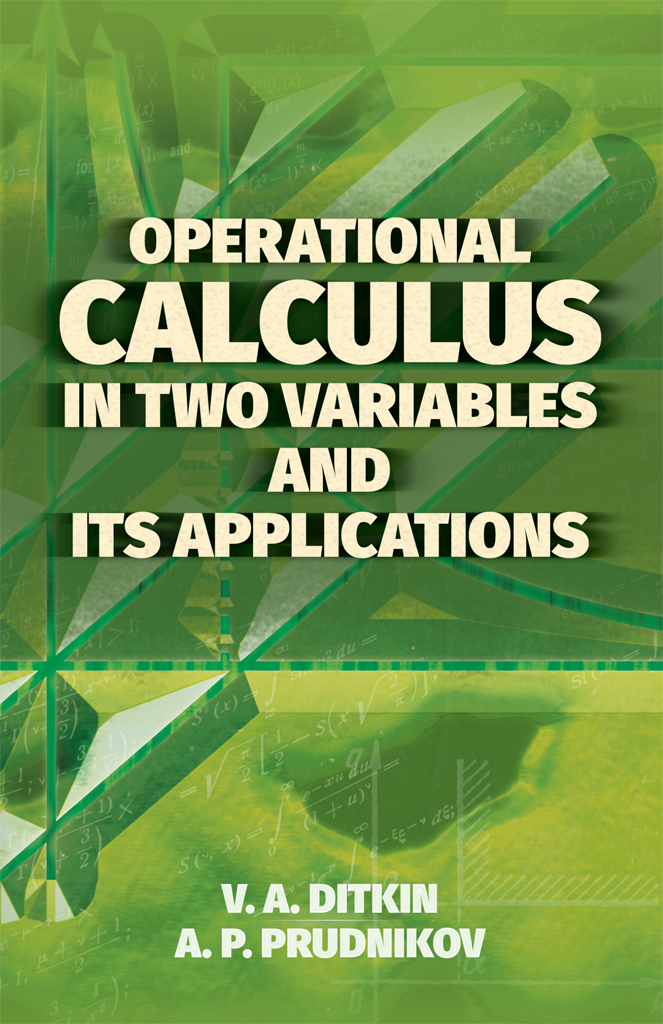 Operational Calculus In Two Variables And Its Applications Unknown