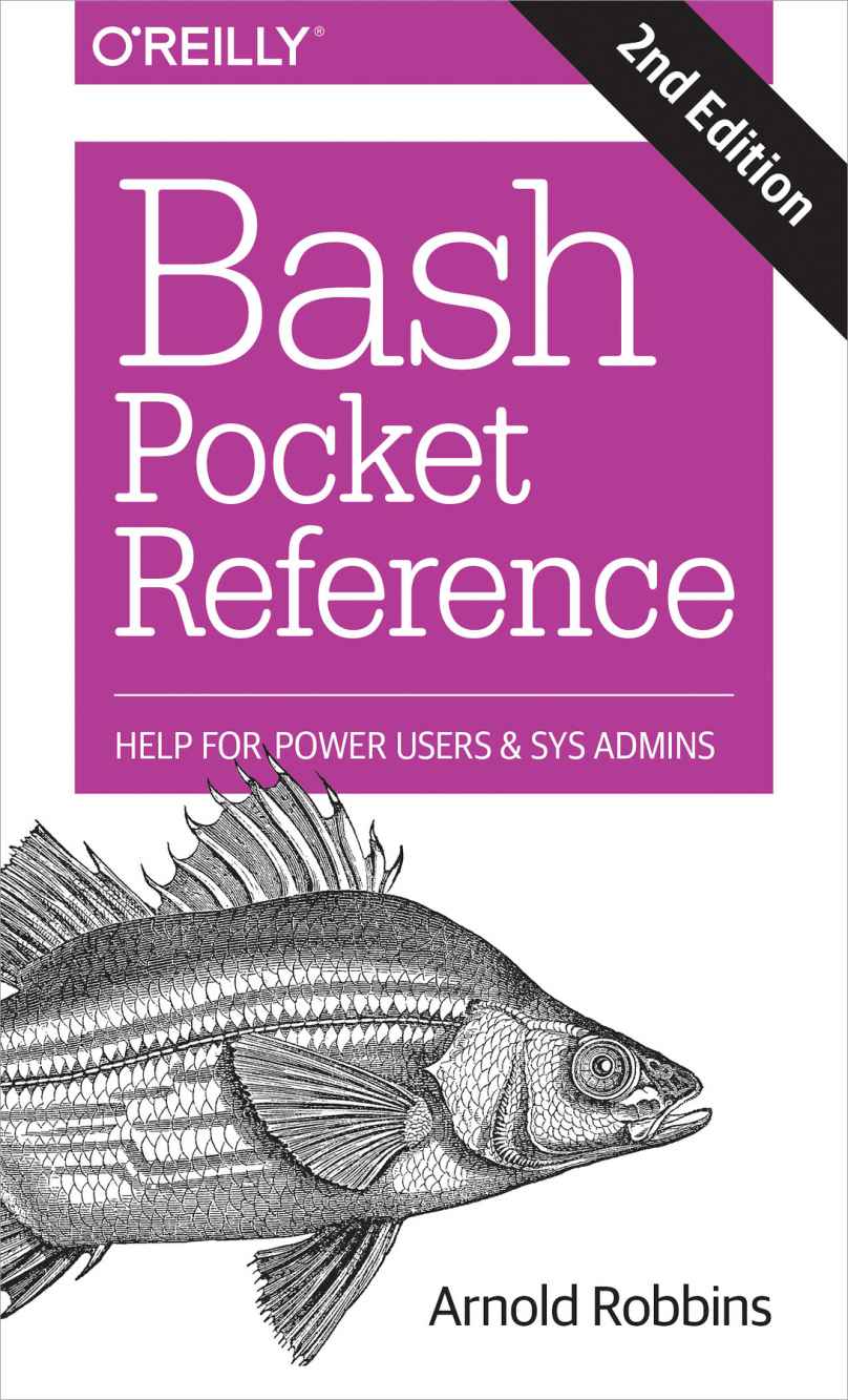 Bash Pocket Reference Arnold Robbins