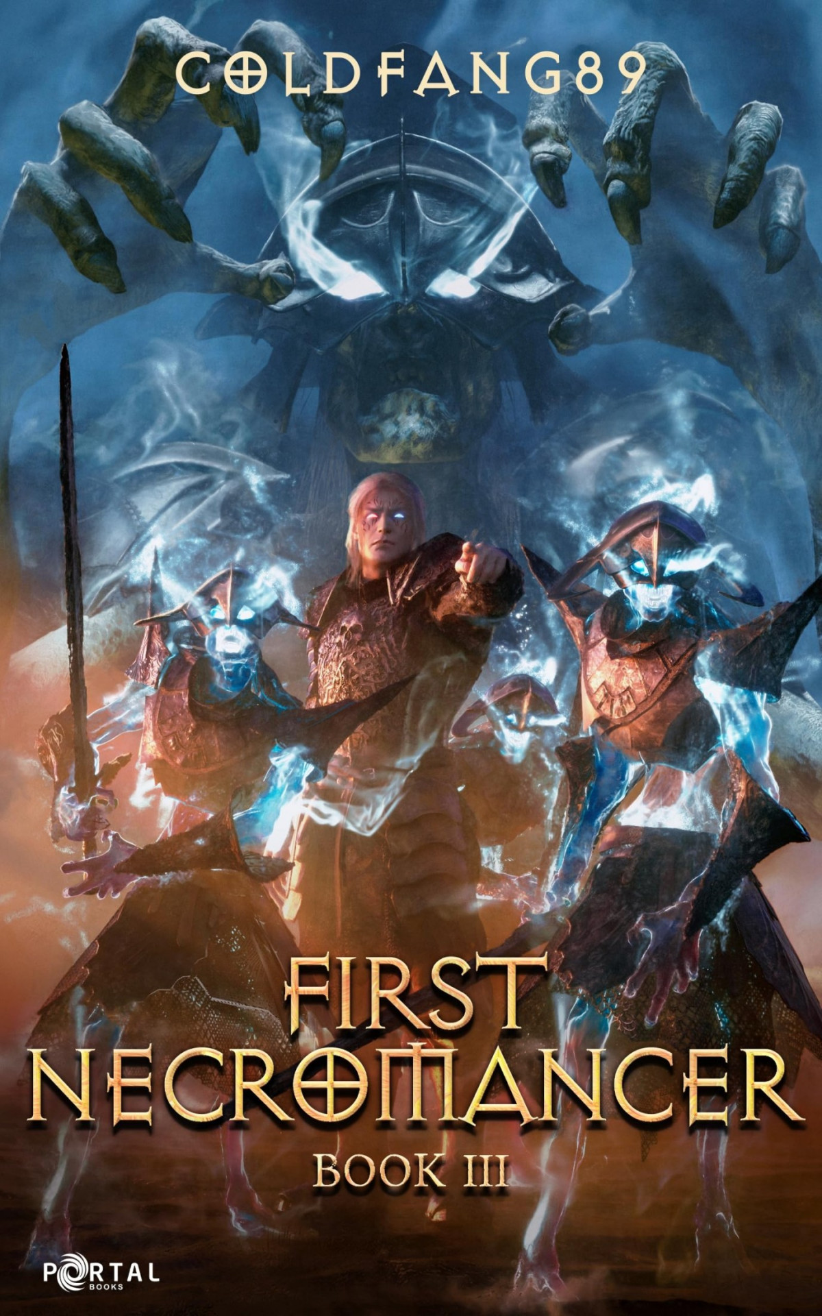 First Necromancer Book Three A System Descent Litrpg Adventure Coldfang89