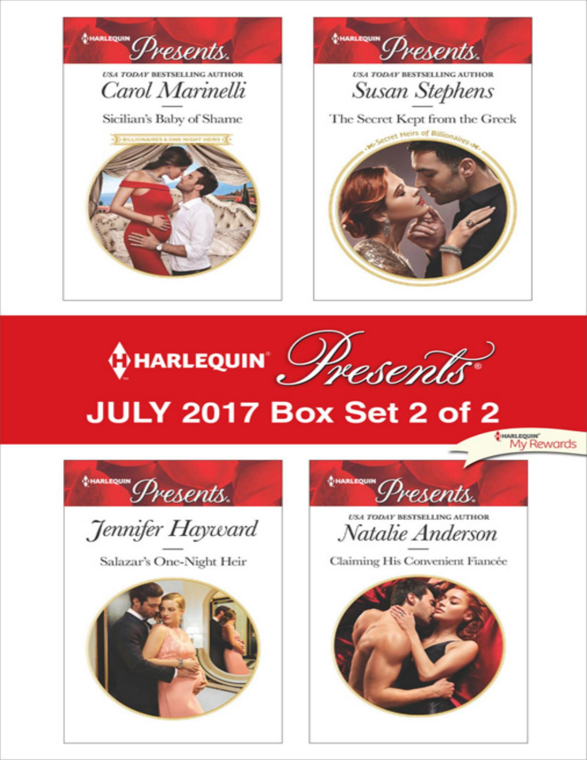 Harlequin Presents July 2017 Box Set 2 Of 2 Marinelli Carol Hayward