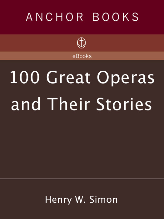 100 Great Operas And Their Stories Simon Henry