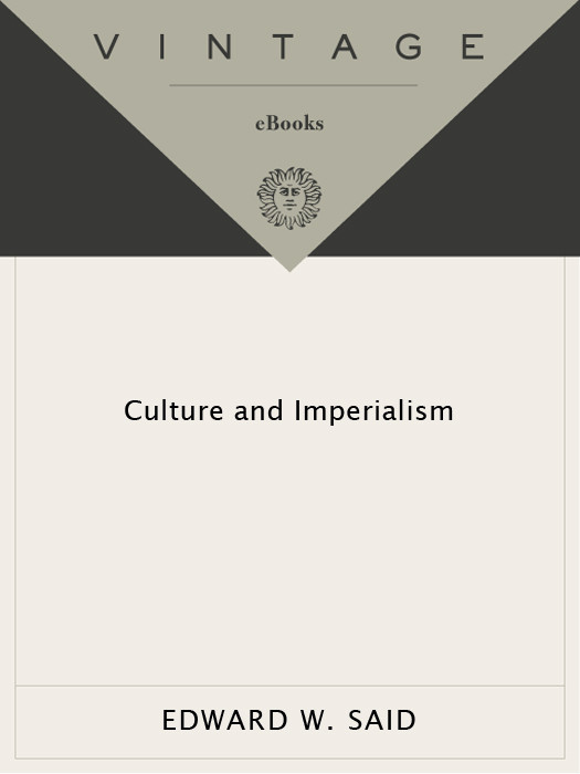 Culture And Imperialism Said Edward