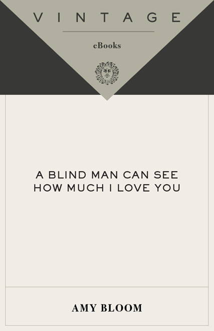 A Blind Man Can See How Much I Love You Stories Amy Bloom