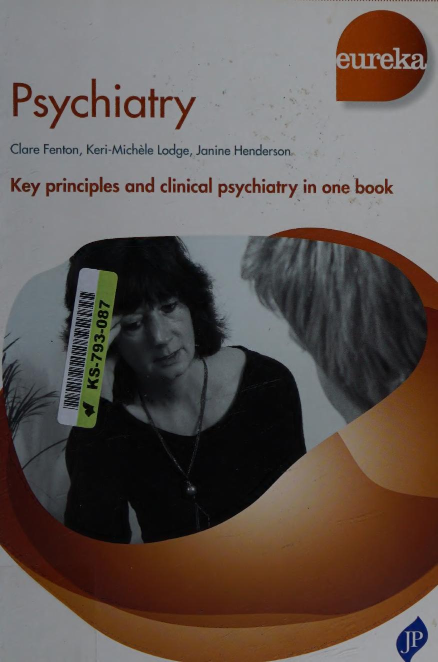 Eureka Psychiatry Clare Fenton Kerimichèle Lodge Janine Henderson