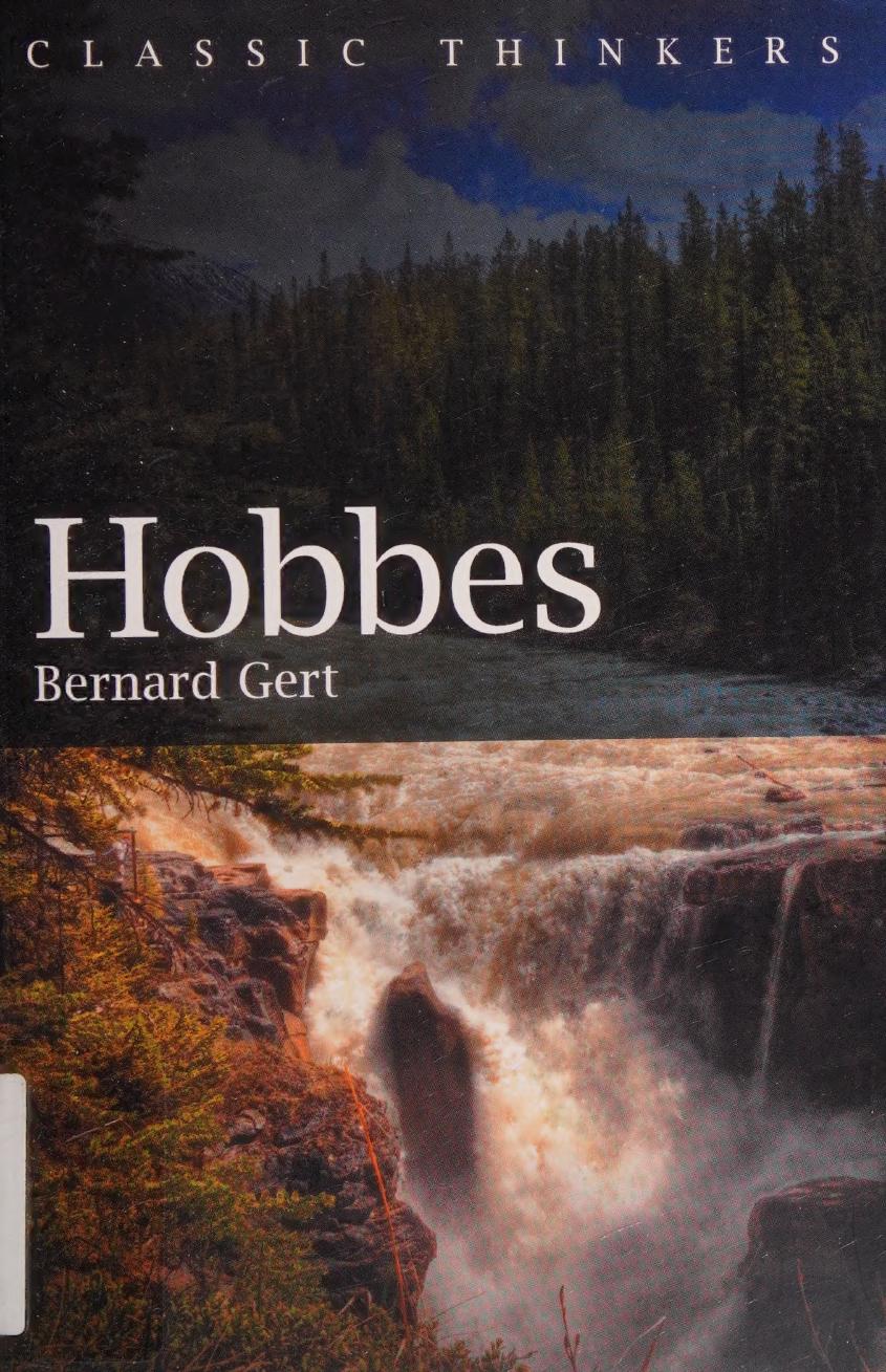 Hobbes Prince Of Peace 1st Edition Bernard Gert