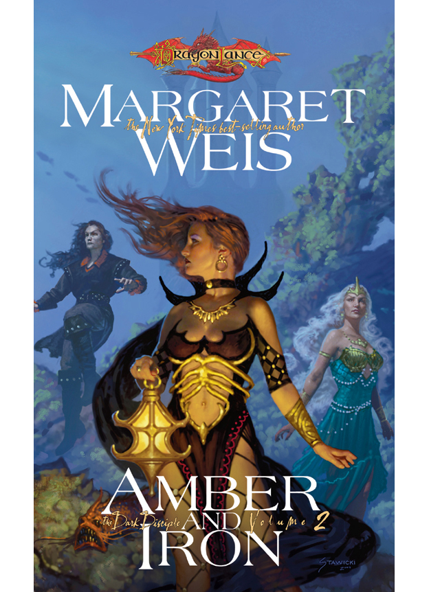 Dragonlance The Dark Disciple 2 Amber And Iron Margaret Weis