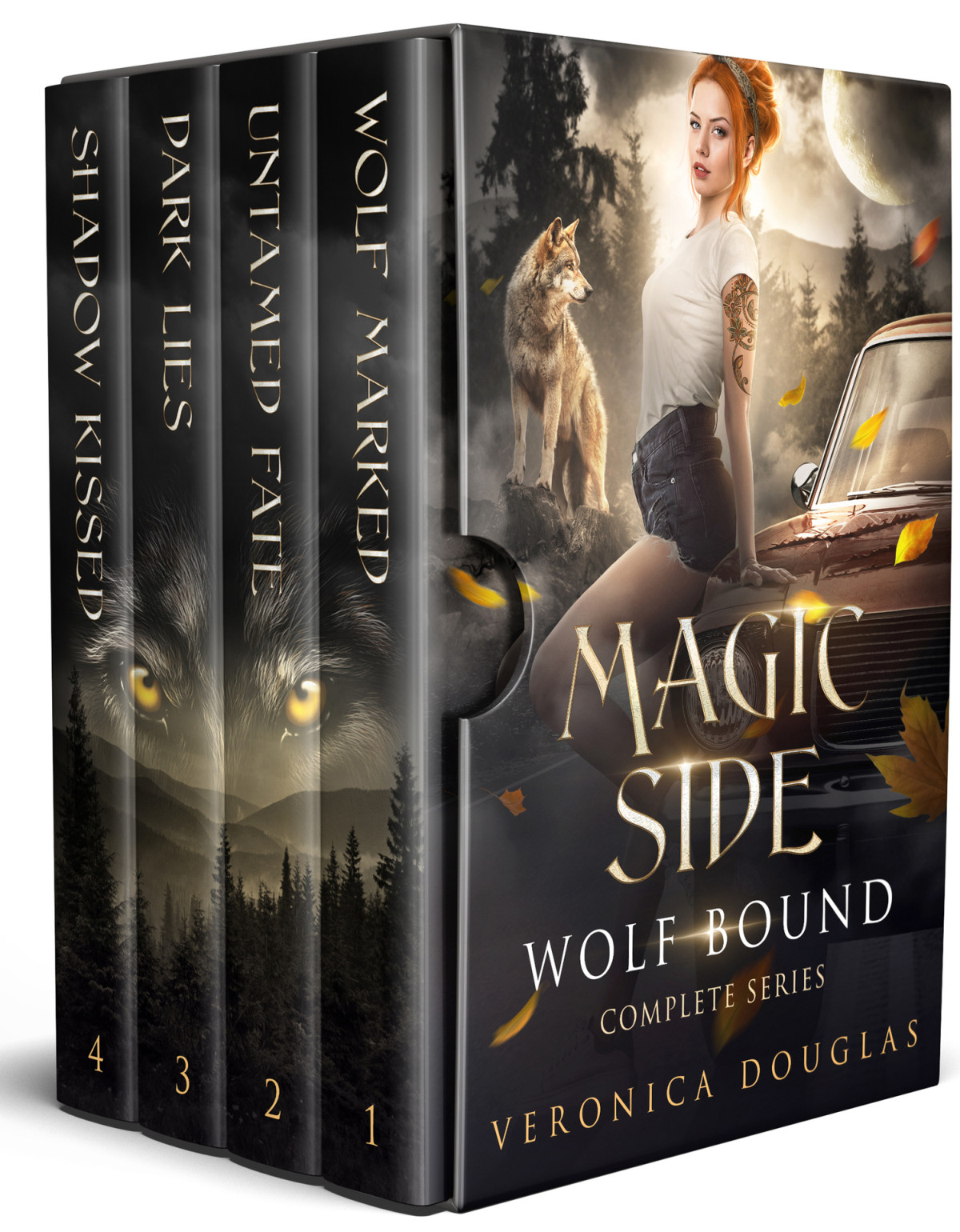 Magic Side Wolf Bound Complete Series Books 14 Veronica Douglas