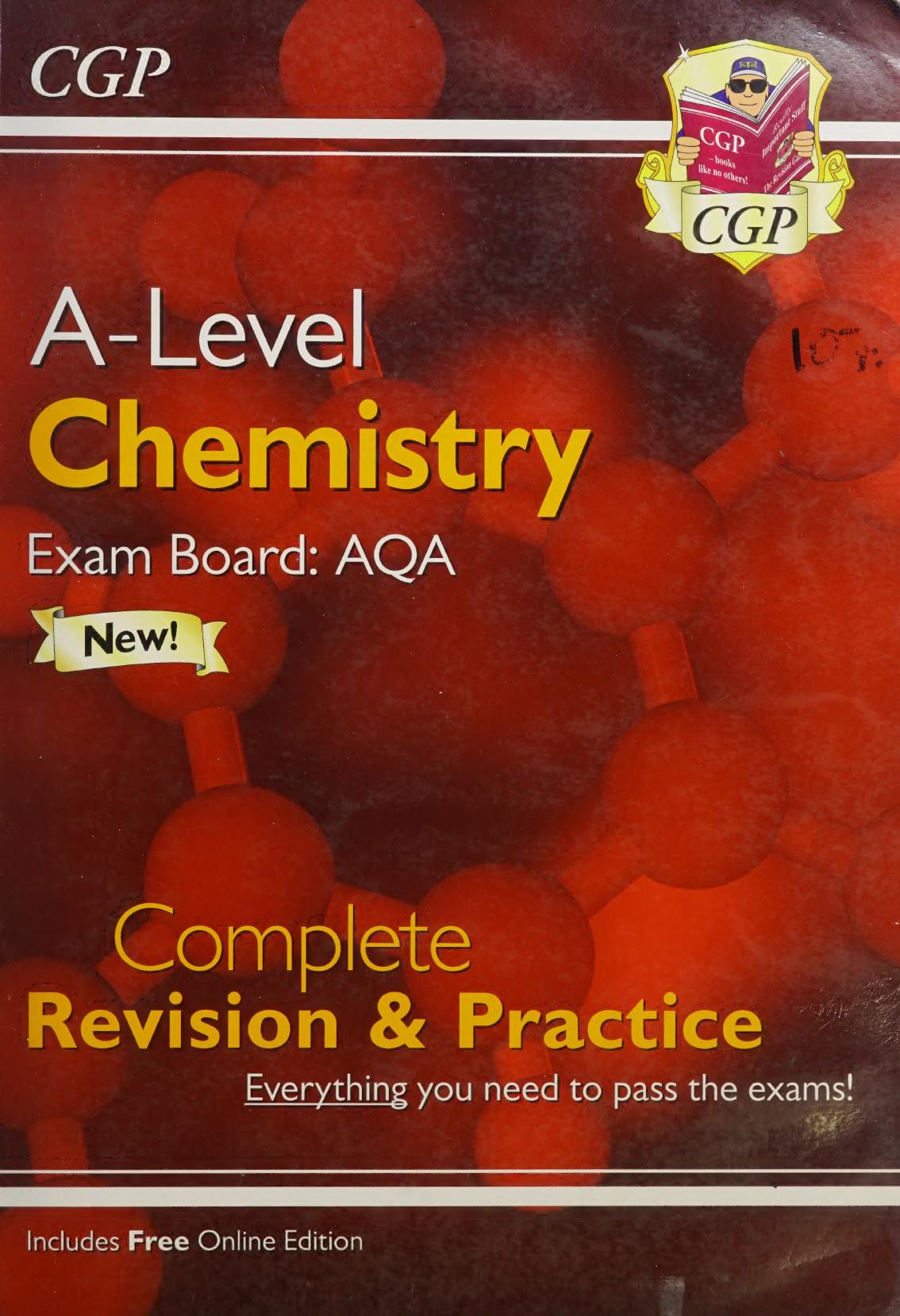 Alevel Chemistry Exam Board Aqa Complete Revision Practice Mary Falkner