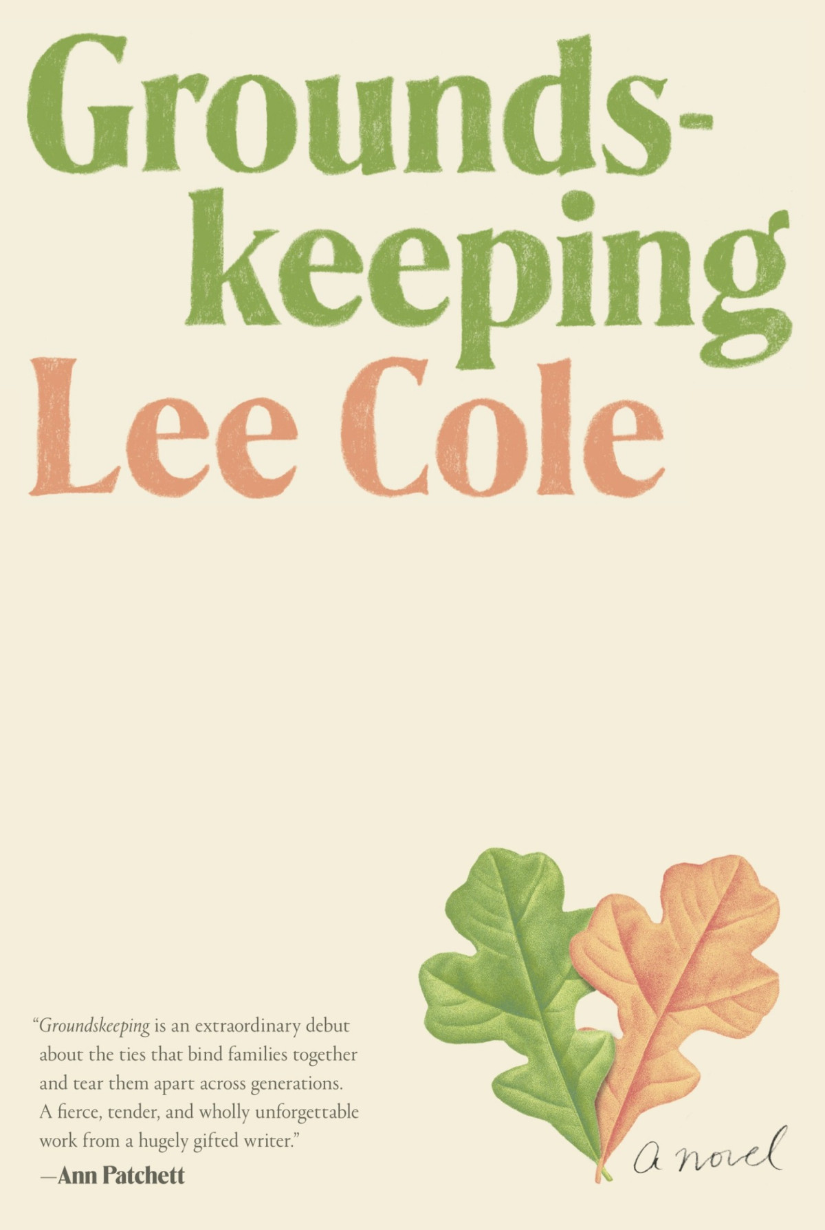 Groundskeeping A Novel Lee Cole
