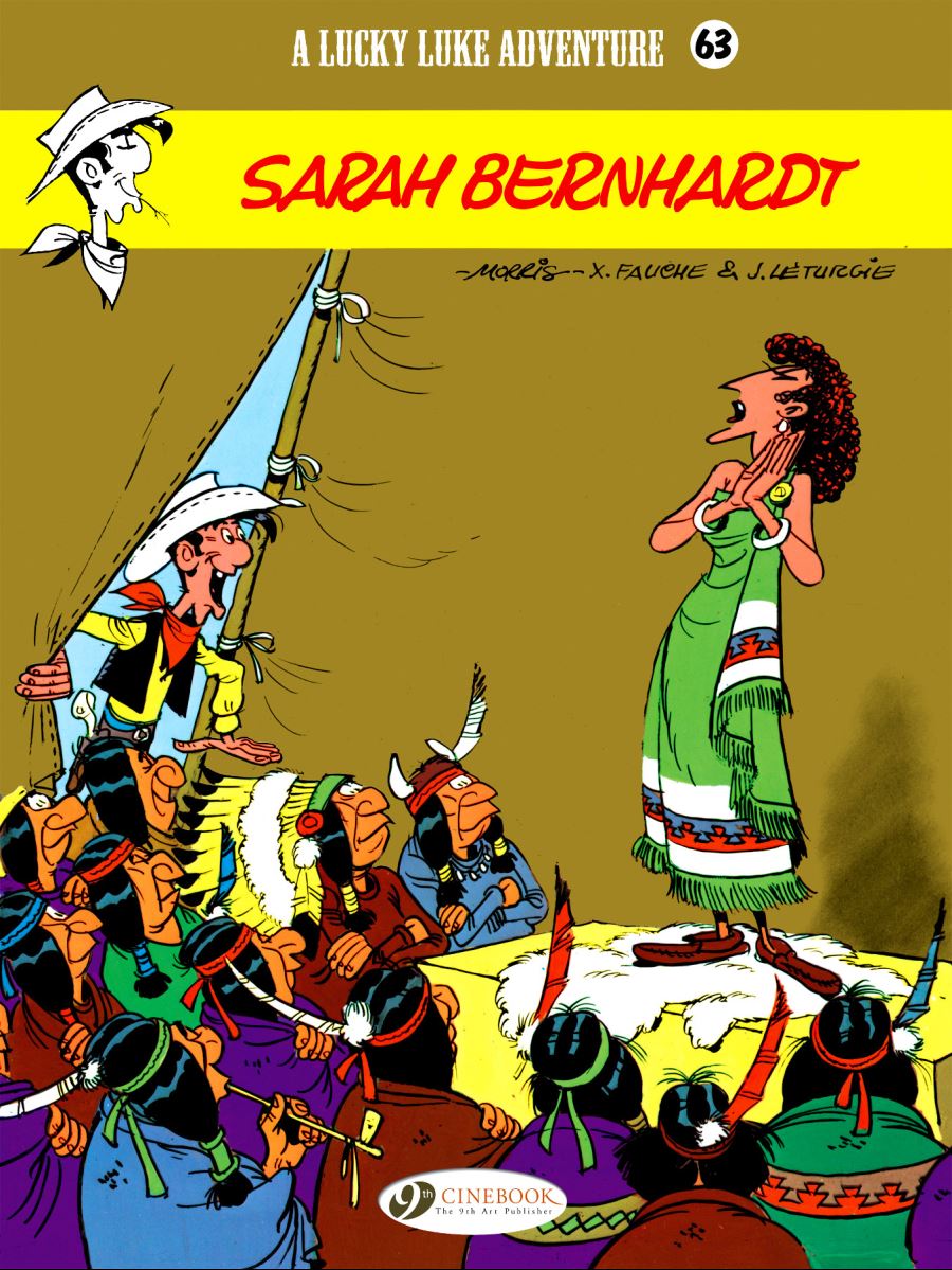 Lucky Luke Vol 63 Sarah Bernhardt Translation Jean Leturgie