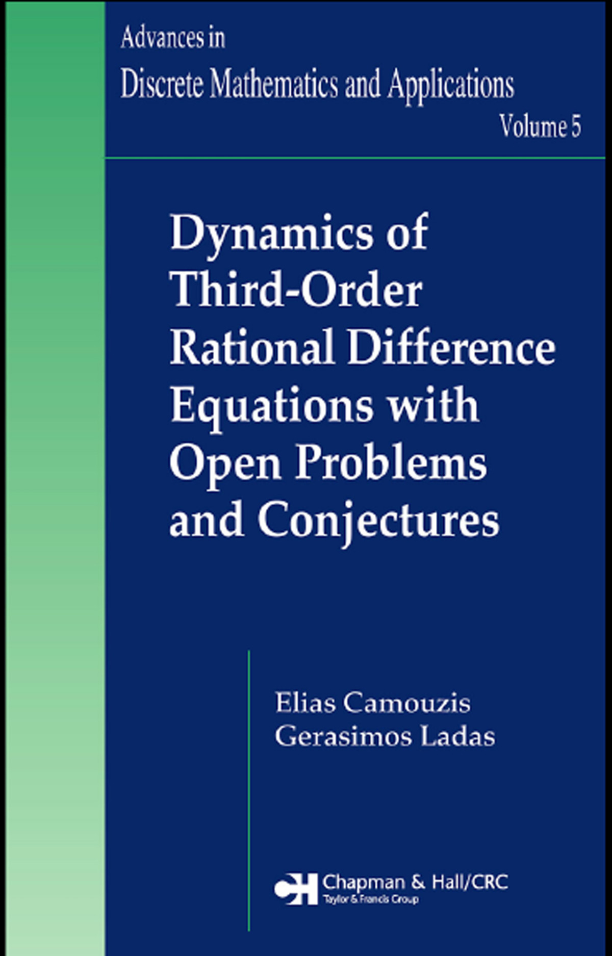 Advance In Discrete Mathematics And Applications Elias Camouzis Gerasimos Ladas