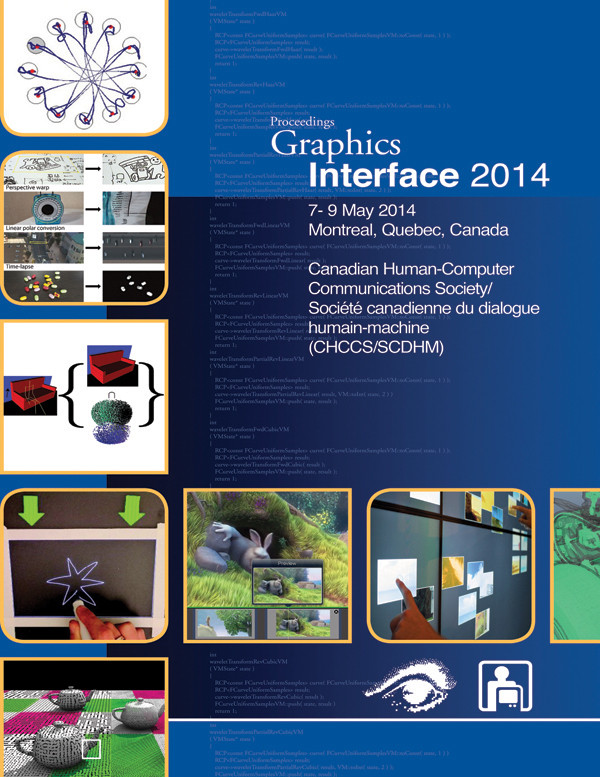 Graphics Interface 2014 Paul G Kry Andrea Bunt