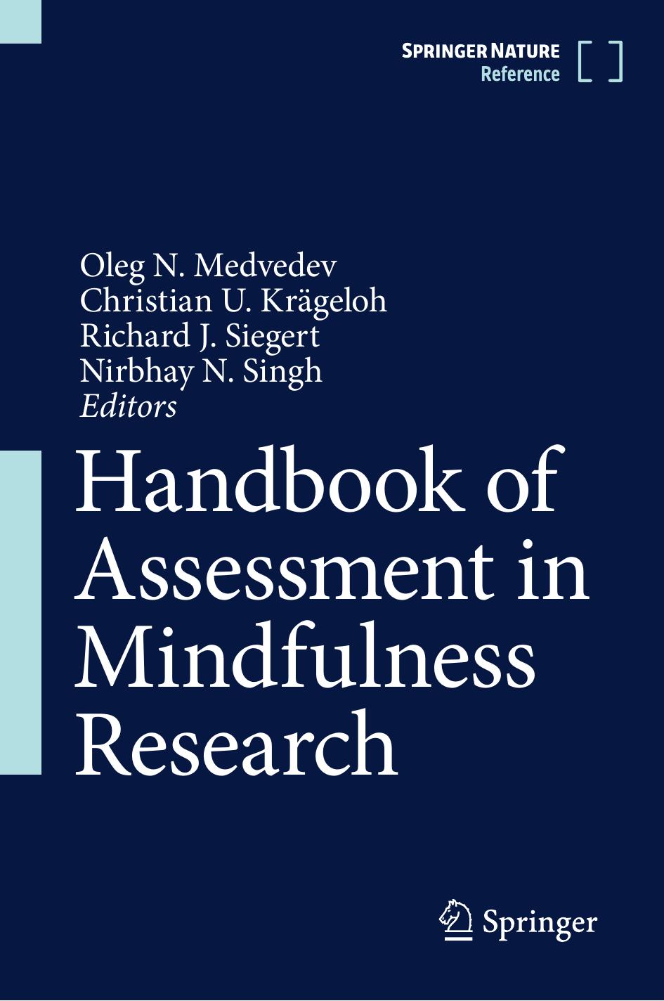 Handbook Of Assessment In Mindfulness Research Oleg N Medvedev